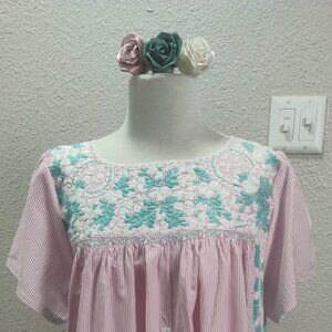 Mexican embroidery blouse